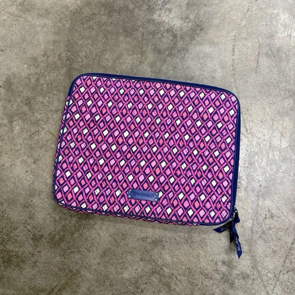 Vera Bradley diamond quilted laptop case cover